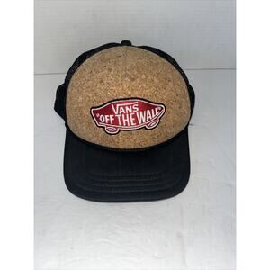 Vans Off The Wall Cork Mesh Trucker AdjustableSnapback Hat Cap